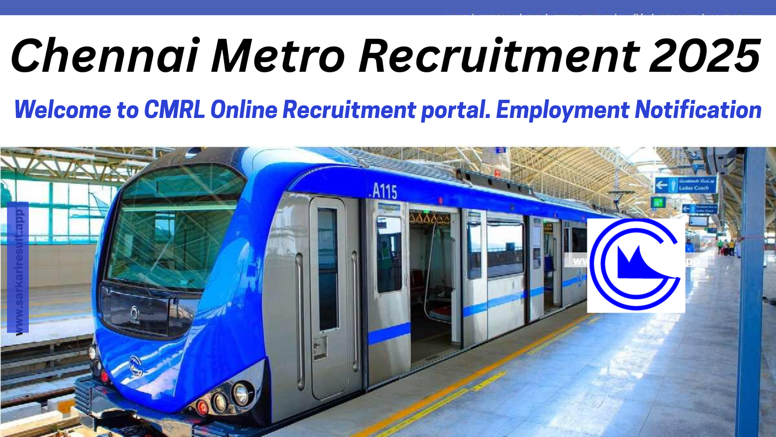 Chennai Metro Recruitment 2025