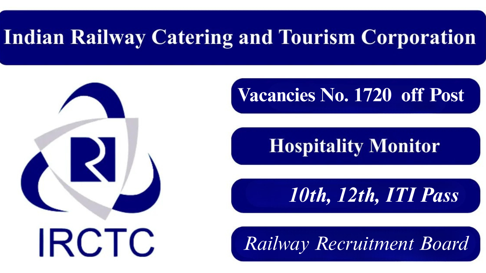 IRCTC Recruitment 2026