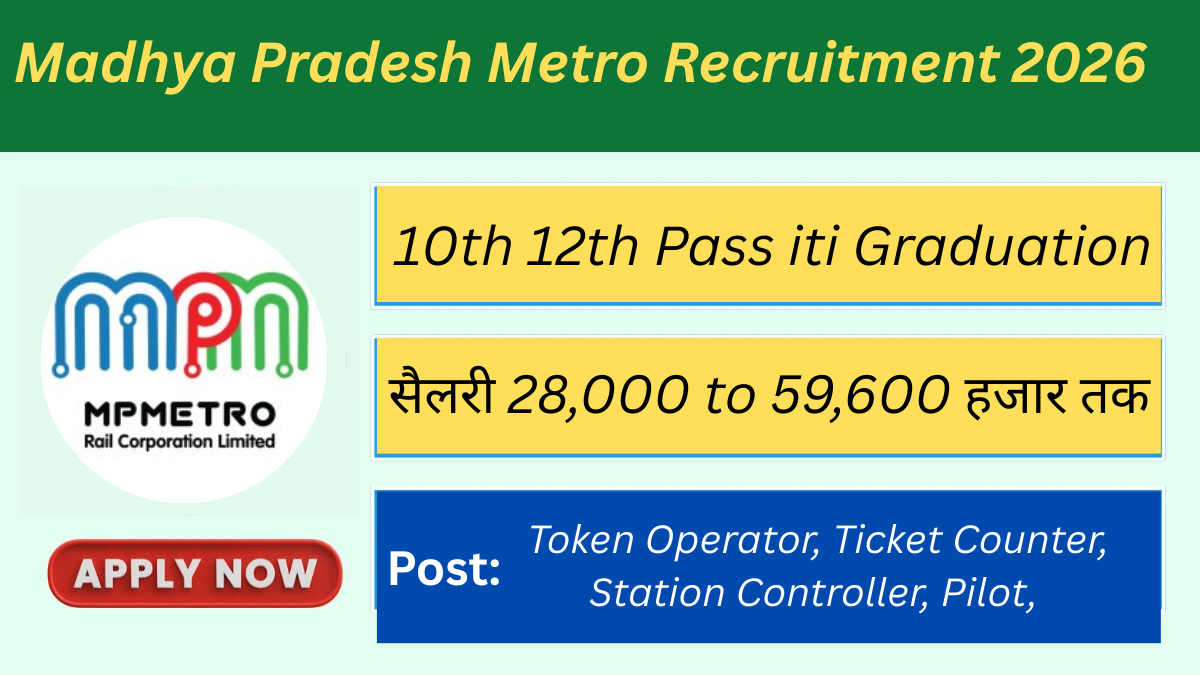 Madhya Pradesh Metro Recruitment 2026