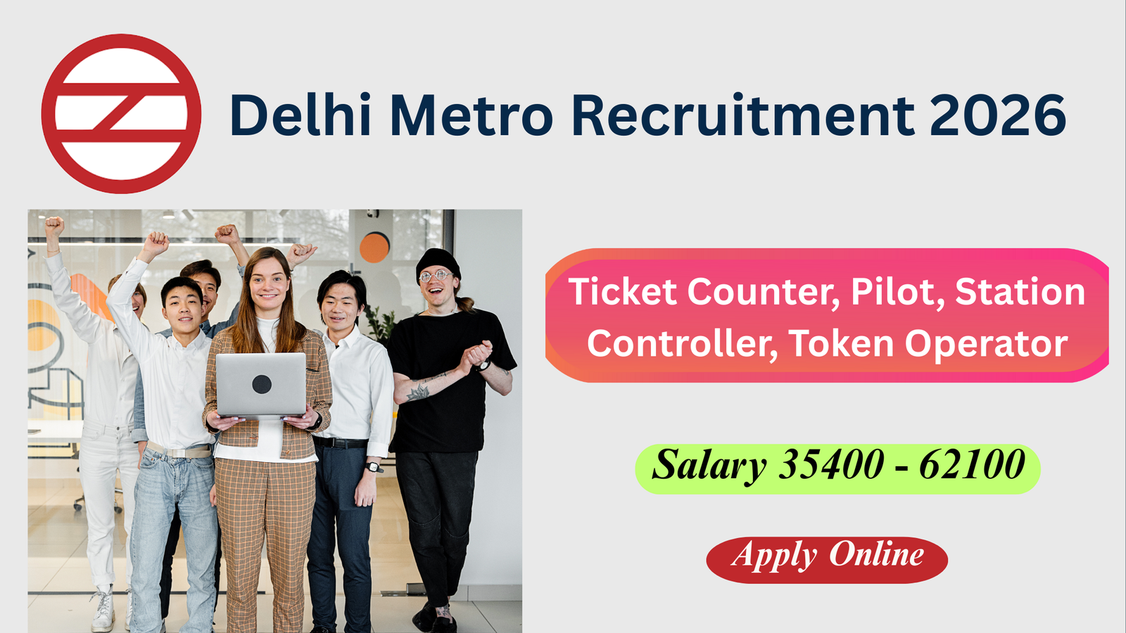 Delhi Metro Recruitment 2026