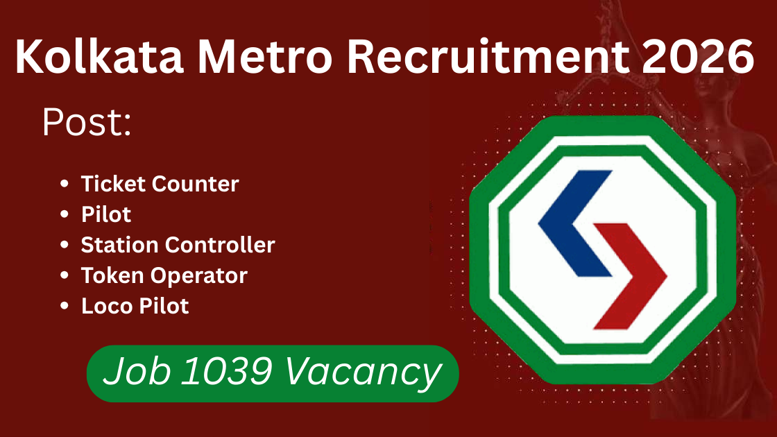 Kolkata Metro Recruitment 2026