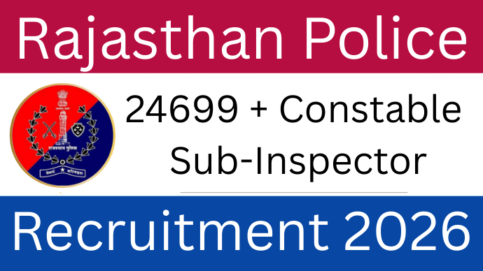 Rajasthan Police Recruitment 2026