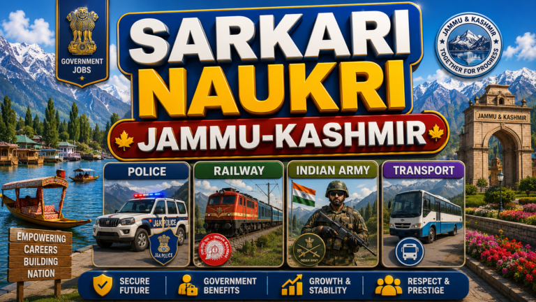 Sarkari Jobs Jammu-Kashmir