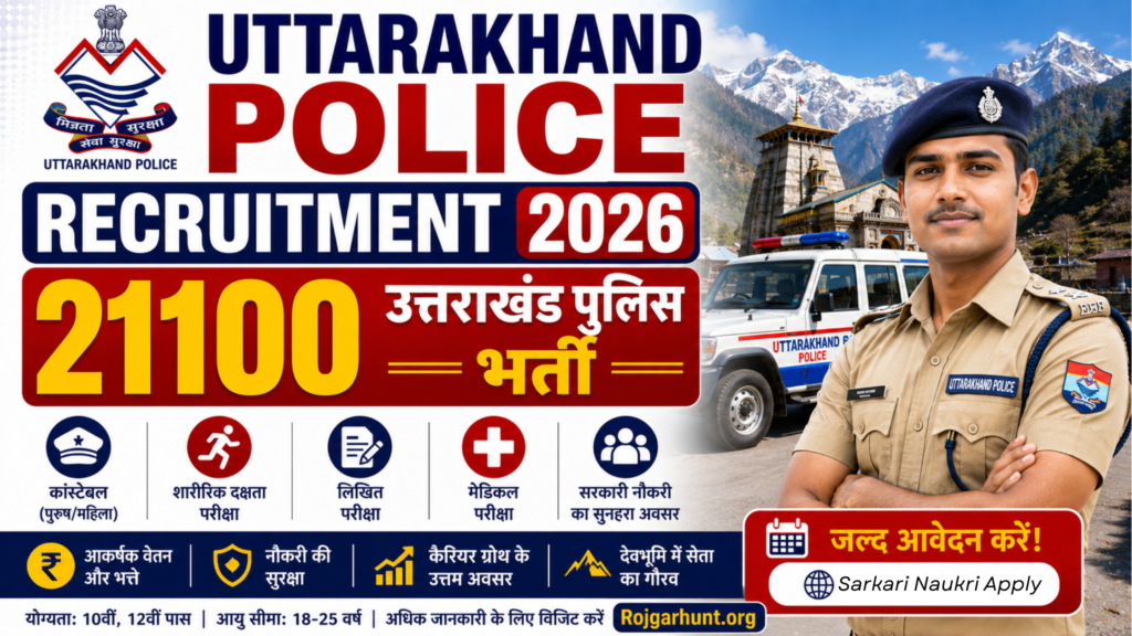 Uttarakhand Police Recruitment 2026