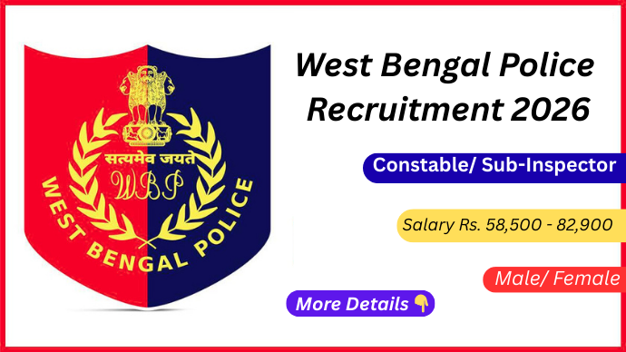 West Bengal Police Recruitment 2026