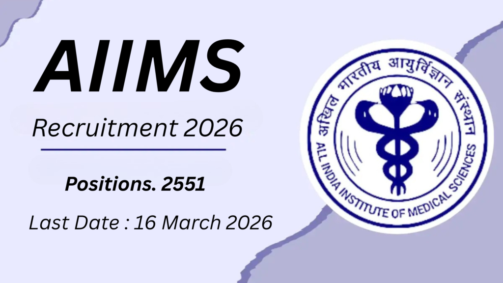 AIIMS Recruitment 2026
