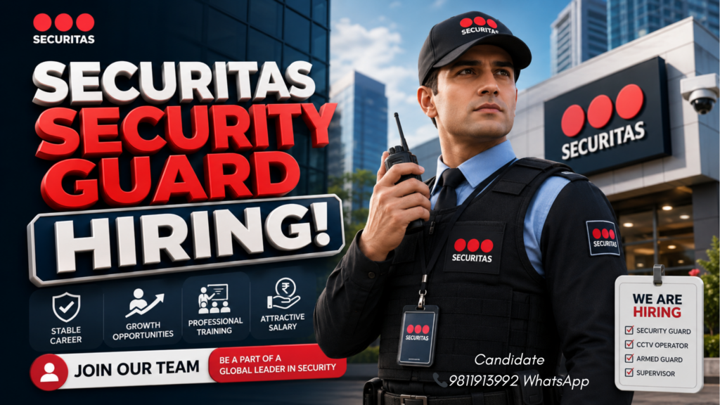 Securitas Security Guard Jobs Udyog Vihar